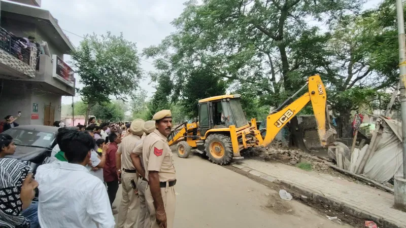 ਚੰਡੀਗੜ੍ਹ ਦੇ ਸੈਕਟਰ 25 ਵਿੱਚ ਝੁੱਗੀ-ਝੌਂਪੜੀਆਂ ’ਤੇ ਚੱਲਿਆ ਪੀਲਾ ਪੰਜਾ