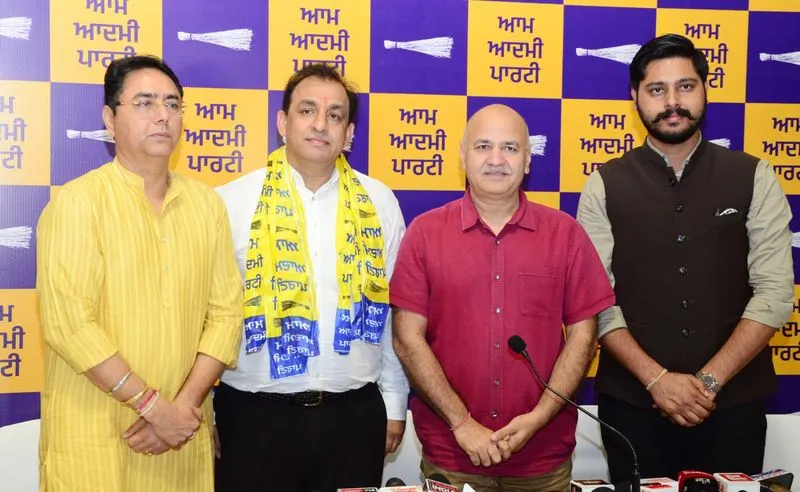 ਜਲੰਧਰ ਦਾ ਉਦਯੋਗਪਤੀ ਨਿਤਿਨ ਕੋਹਲੀ ‘ਆਪ’ ਵਿੱਚ ਸ਼ਾਮਲ