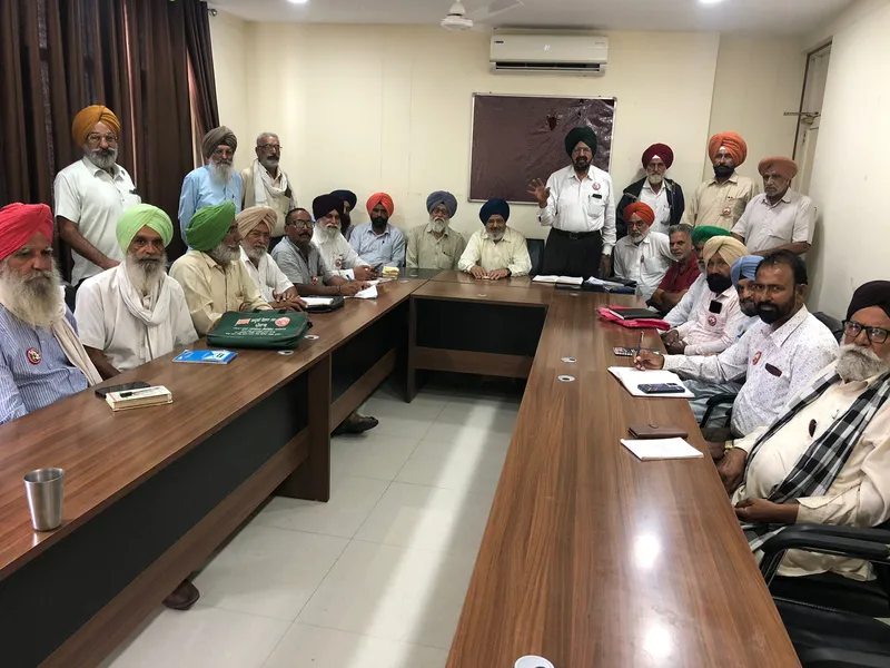 ਕਾਰਪੋਰੇਟ ਪੱਖੀ ਤੇ ਲੈਂਡ ਪੂਲਿੰਗ ਨੀਤੀਆਂ ਖ਼ਿਲਾਫ਼ ਰੋਸ