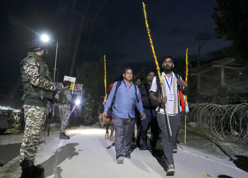 Amarnath Yatra: ਬਾਲਟਾਲ ਤੇ ਨੁਨਵਾਂ ਬੇਸ ਕੈਂਪਾਂ ਤੋਂ ਤੀਰਥ ਯਾਤਰੀ ਅਗਲੇ ਸਫ਼ਰ ਲਈ ਰਵਾਨਾ