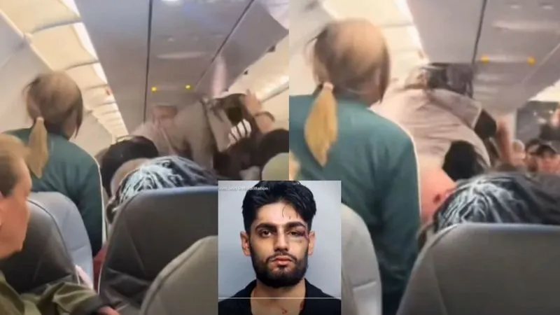 Indian-origin man arrested: ਉਡਾਣ ਦੌਰਾਨ ਲੜਾਈ ਦੇ ਦੋਸ਼ ਹੇਠ ਅਮਰੀਕਾ ’ਚ ਭਾਰਤੀ ਮੂਲ ਦਾ 21 ਸਾਲਾ ਵਿਅਕਤੀ ਗ੍ਰਿਫ਼ਤਾਰ