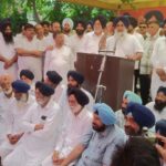 ਲੈਂਡ ਪੂਲਿੰਗ: ਸੁਖਬੀਰ ਬਾਦਲ ਸਮੇਤ ਅਕਾਲੀ ਆਗੂਆਂ ਵੱਲੋਂ ਬਠਿੰਡਾ ’ਚ ਰੋਸ ਧਰਨਾ