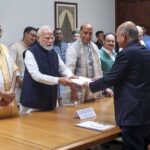 ਉਪ ਰਾਸ਼ਟਰਪਤੀ ਚੋਣ ਲਈ ਰਾਧਾਕ੍ਰਿਸ਼ਨਨ ਨੇ ਨਾਮਜ਼ਦਗੀ ਭਰੀ