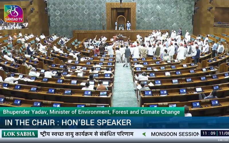 ਮੌਨਸੂਨ ਇਜਲਾਸ: ਲੋਕ ਸਭਾ ਤੇ ਰਾਜ ਸਭਾ 2 ਵਜੇ ਤੱਕ ਮੁਲਤਵੀ