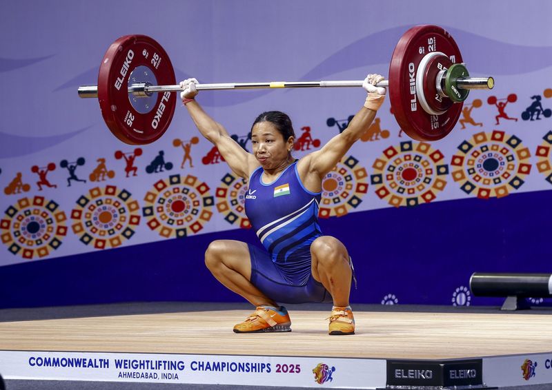 ਵੇਟ ਲਿਫਟਿੰਗ: ਮੀਰਾਬਾਈ ਨੇ ਰਾਸ਼ਟਰਮੰਡਲ ਚੈਂਪੀਅਨਸ਼ਿਪ ’ਚ ਸੋਨ ਤਗ਼ਮਾ ਜਿੱਤਿਆ