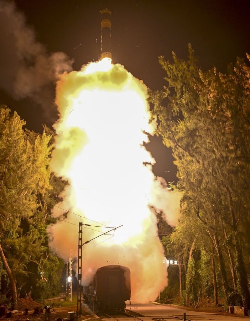 ਭਾਰਤ ਵੱਲੋਂ ਅਗਨੀ ਪ੍ਰਾਈਮ ਮਿਜ਼ਾਈਲ ਦਾ ਸਫ਼ਲ ਪ੍ਰੀਖਣ