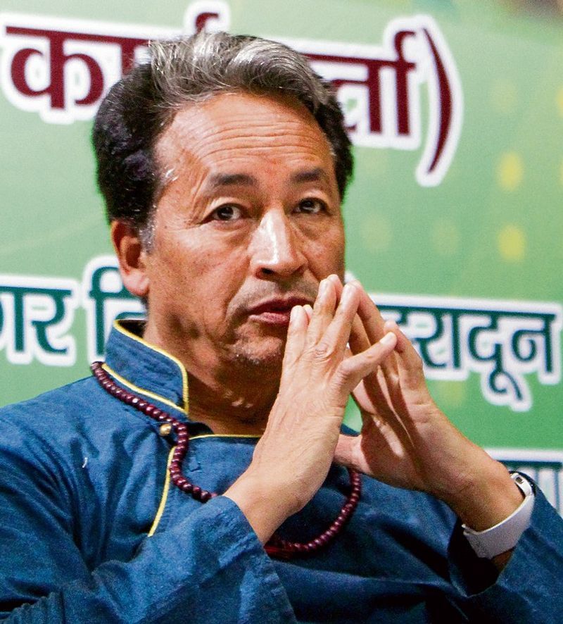 ਲੱਦਾਖ ਹਿੰਸਾ ਲਈ ਦੋਸ਼ੀ ਠਹਿਰਾਉਣ ਲਈ ਮੈਨੂੰ ‘ਬਲੀ ਦਾ ਬੱਕਰਾ’ ਬਣਾਇਆ: ਵਾਂਗਚੁਕ