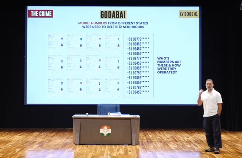 ਭਾਰਤੀ ਜਮਹੂਰੀਅਤ ਨੂੰ ‘ਤਬਾਹ’ ਕਰਨ ਵਾਲਿਆਂ ਨੂੰ ਬਚਾਅ ਰਿਹੈ ਚੋਣ ਕਮਿਸ਼ਨ: ਰਾਹੁਲ ਗਾਂਧੀ