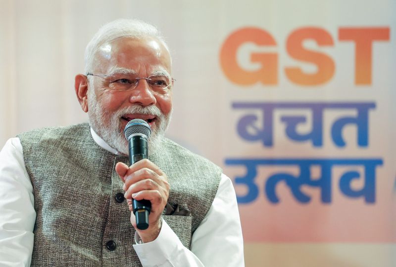‘ਜੀ ਐੱਸ ਟੀ ਬੱਚਤ ਉਤਸਵ’ ਸਦਕਾ ਤਿਓਹਾਰਾਂ ਵਰਗੀ ਰੌਣਕ: ਮੋਦੀ
