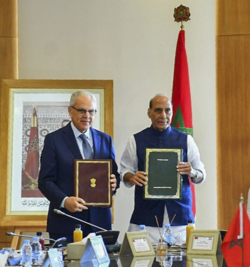 ਭਾਰਤ-ਮੋਰੱਕੋ ਵਿਚਾਲੇ ਰੱਖਿਆ ਸਮਝੌਤੇ ’ਤੇ ਦਸਤਖ਼ਤ