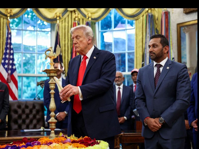 ਟਰੰਪ ਨੇ ਵ੍ਹਾਈਟ ਹਾਊਸ ਵਿਚ ਮਨਾਈ ਦੀਵਾਲੀ, ਪ੍ਰਧਾਨ ਮੰਤਰੀ ਮੋਦੀ ਨੂੰ ‘ਮਹਾਨ ਦੋਸਤ’ ਦੱਸਿਆ