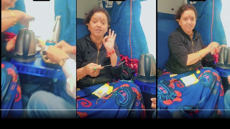 ਮਹਿਲਾ ਯਾਤਰੀ ਵੱਲੋਂ ਏਸੀ ਕੋਚ ਵਿਚ ਇਲੈਕਟ੍ਰਿਕ ਕੈਟਲ ’ਚ Maggi ਬਣਾਉਂਦਿਆਂ ਦੀ ਵੀਡੀਓ ਵਾਇਰਲ