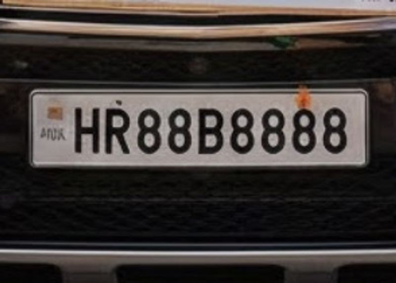 ਹਰਿਆਣਾ ਵਿੱਚ HR88B8888 ਨੰਬਰ ਰਿਕਾਰਡ 1.17 ਕਰੋੜ ’ਚ ਵਿਕਿਆ
