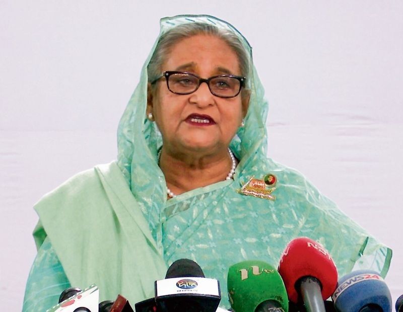 ਭਾਰਤ ਨਾਲ ਵਿਗੜੇ ਸਬੰਧਾਂ ਲਈ ਅੰਤਰਿਮ ਸਰਕਾਰ ਜ਼ਿੰਮੇਵਾਰ: ਸ਼ੇਖ ਹਸੀਨਾ