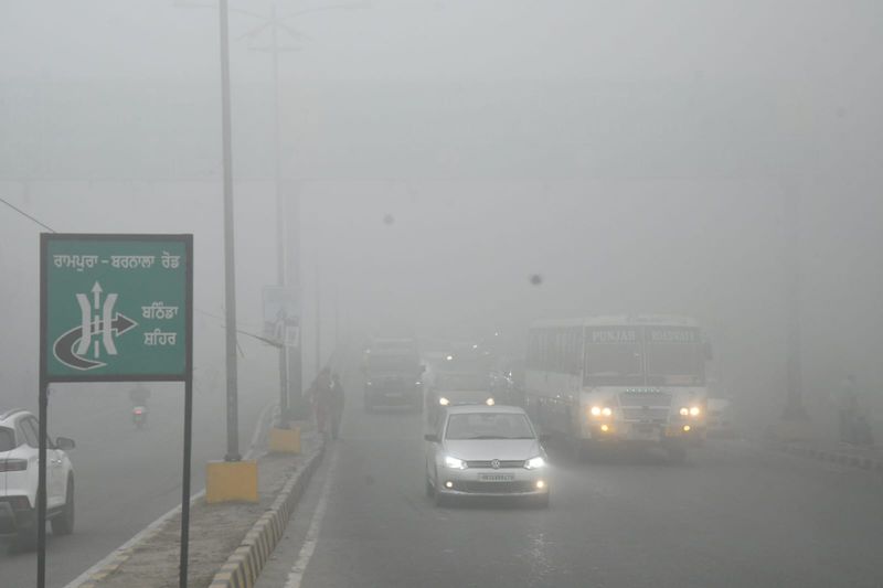 ਪੰਜਾਬ ਵਿਚ ਠੰਢ ਦੇ ਜ਼ੋਰ ਫੜਿਆ; ਬਠਿੰਡਾ ਵਿਚ ਧੁੰਦ ਦੀ ਦਸਤਕ