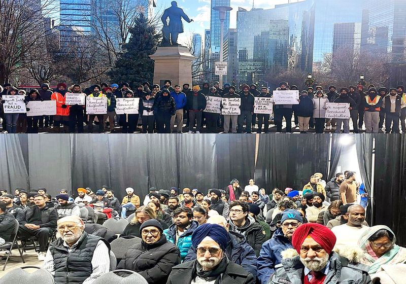 ਕੈਨੇਡਾ: ਵਿਦਿਆਰਥੀਆਂ ਦੀਆਂ ਫਾਈਲਾਂ ਰੱਦ ਕਰਨ ਦੇ ਵਿਰੁੱਧ ਰੱਖੀ ਮੀਟਿੰਗ ਨੇ ਰੈਲੀ ਦਾ ਰੂਪ ਧਾਰਿਆ