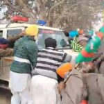 AAP ਦੀ Moga ਰੈਲੀ ਦਾ ਵਿਰੋਧ ਕਰਨ ਜਾ ਰਹੇ ਕਿਸਾਨਾਂ ਦੀ ਪੁਲੀਸ ਨਾਲ ਤਕਰਾਰ