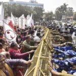 ਖੱਬੀਆਂ ਧਿਰਾਂ ਤੇ ਪੁਲੀਸ ਦਰਮਿਆਨ ਝੜਪ