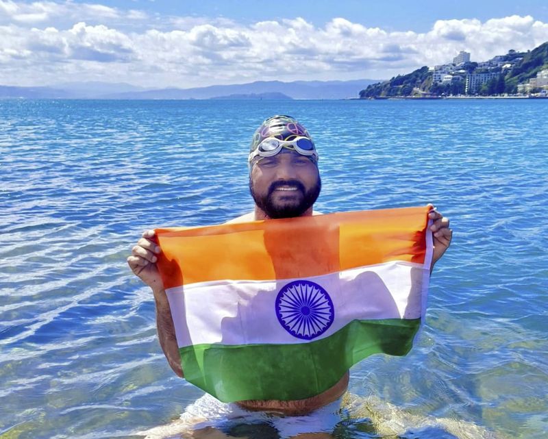 ਕੁੱਕ ਸਟ੍ਰੇਟ ਪਾਰ ਕਰਨ ਵਾਲਾ ਪਹਿਲਾ ਏਸ਼ਿਆਈ ਪੈਰਾ ਤੈਰਾਕ ਬਣਿਆ ਸਤੇਂਦਰ ਸਿੰਘ