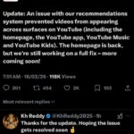 YouTube ਹੋਇਆ ਡਾਊਨ: ਦੁਨੀਆ ਭਰ ਵਿੱਚ ਉਪਭੋਗਤਾਵਾਂ ਨੂੰ ਦਿਖ ਰਿਹਾ ‘ Something Went Wrong’ ਦਾ ਸੰਦੇਸ਼