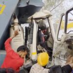 ਨਾਭਾ-ਅਮਲੋਹ ਸੜਕ ’ਤੇ ਭਿਆਨਕ ਹਾਦਸਾ: ਟਿੱਪਰ, ਬੱਸ ਅਤੇ ਮੋਟਰਸਾਈਕਲ ਦੀ ਟੱਕਰ ’ਚ 2 ਮੌਤਾਂ