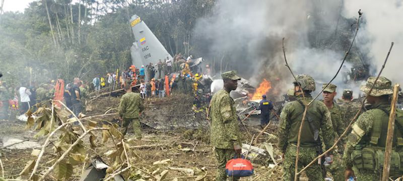 ਕੋਲੰਬੀਆ ਵਿੱਚ ਭਿਆਨਕ ਜਹਾਜ਼ ਹਾਦਸਾ: 33 ਫੌਜੀਆਂ ਦੀ ਮੌਤ, 81 ਜ਼ਖਮੀ