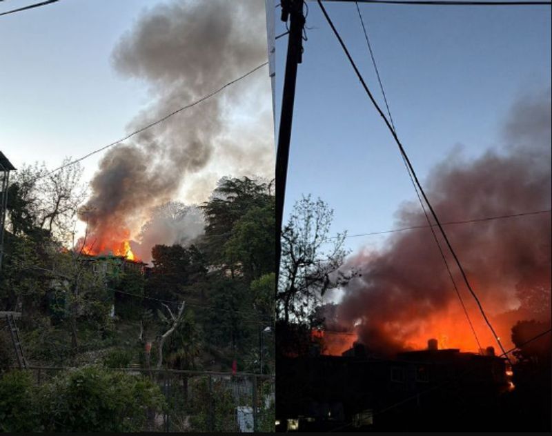 ਕਸੌਲੀ ਦੀ ਹੈਰੀਟੇਜ ਮਾਰਕਿਟ ਵਿੱਚ ਲੱਗੀ ਅੱਗ