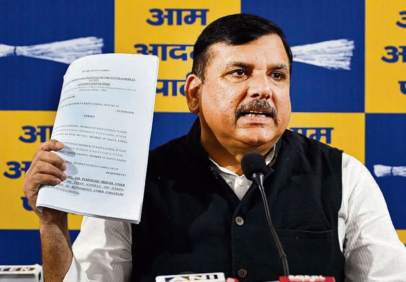 ਬਾਗ਼ੀਆਂ ਦੀ ਬਰਖ਼ਾਸਤਗੀ ਲਈ ‘ਆਪ’ ਰਾਜ ਸਭਾ ਪੁੱਜੀ