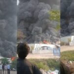 ਖੇੜੀ ਗੁਰਨਾ ਵਿਖੇ ਗੋਦਾਮਾਂ ਨੂੰ ਲੱਗੀ ਭਿਆਨਕ ਅੱਗ; ਲੱਖਾਂ ਦਾ ਸਾਮਾਨ ਸੜ ਕੇ ਸੁਆਹ