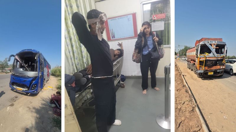 Zirakpur Accident: ਬੱਸ ਤੇ ਟਰੱਕ ਦੀ ਟੱਕਰ ’ਚ 20 ਤੋਂ ਵੱਧ ਸਵਾਰੀਆਂ ਜ਼ਖ਼ਮੀ