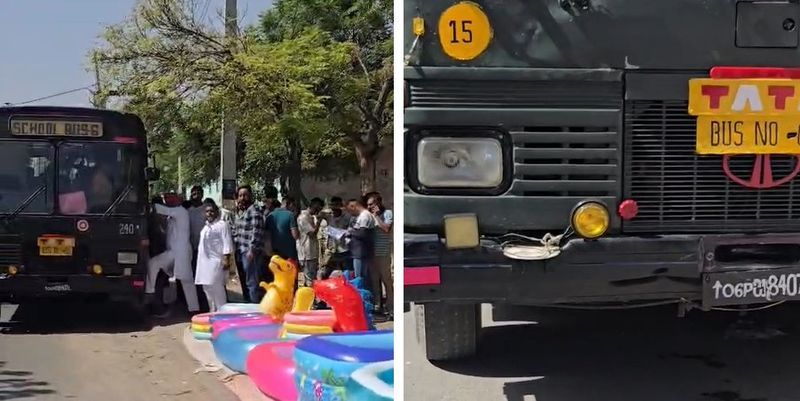 Faridkot MC Elections: ਵੋਟਰਾਂ ਨੂੰ ਆਰਮੀ ਸਕੂਲ ਦੀ ਬੱਸ ’ਚ ਲਿਆਉਣ-ਲਿਜਾਣ ‘ਤੇ ਹੰਗਾਮਾ