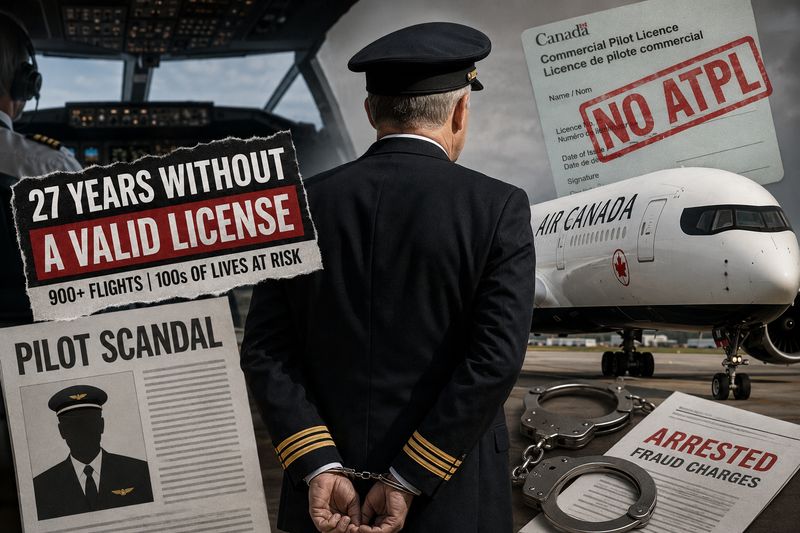 Air Canada ਦਾ ਪਾਇਲਟ ਬਿਨਾ ਲਾਇਸੈਂਸ 27 ਸਾਲ ਜਹਾਜ਼ ਉਡਾਉਂਦਾ ਰਿਹਾ