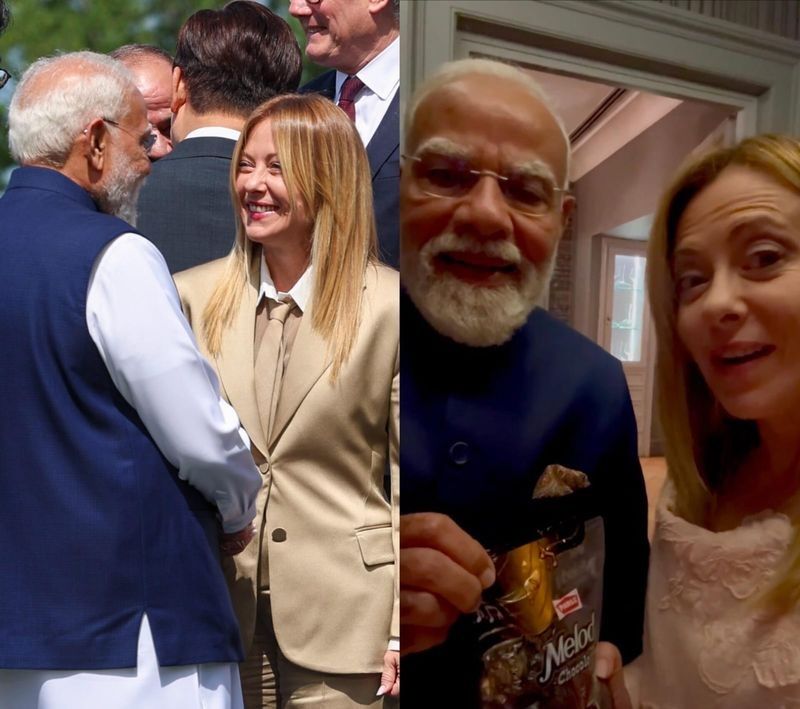 Modi meets Meloni: G7 ਸੰਮੇਲਨ ਦੌਰਾਨ ਦਿਲਚਸਪ ਮੁਲਾਕਾਤ; ‘ਇੰਸਟਾਗ੍ਰਾਮ’ ਨੂੰ ਲੈ ਕੇ ਵੀ ਹੋਈ ਗੱਲਬਾਤ
