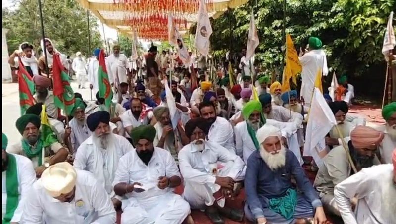 Punjab Farmers Protest: ਭਾਜਪਾ ਪ੍ਰਧਾਨ ਢਿੱਲੋਂ ਦੀ ਕੋਠੀ ਅੱਗੇ ਗੂੰਜੇ ਨਾਅਰੇ