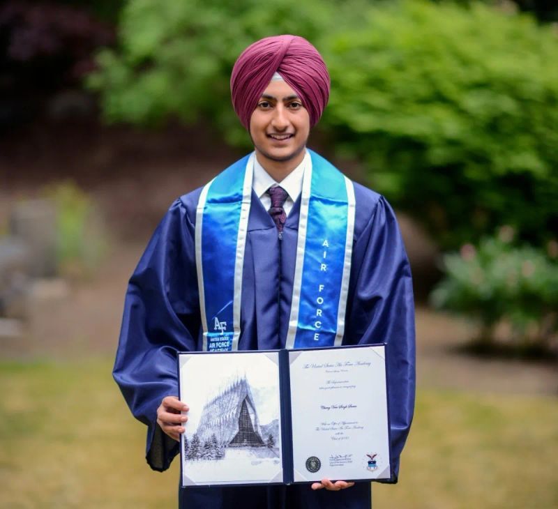 ਚਿਰਾਗ ਵੀਰ ਸਿੰਘ ਸਰਾਓ ਬਣਿਆ US Air Force Academy ਵਿੱਚ ਸ਼ਾਮਲ ਹੋਣ ਵਾਲਾ ਪਹਿਲਾ ਕੇਸਧਾਰੀ ਸਿੱਖ