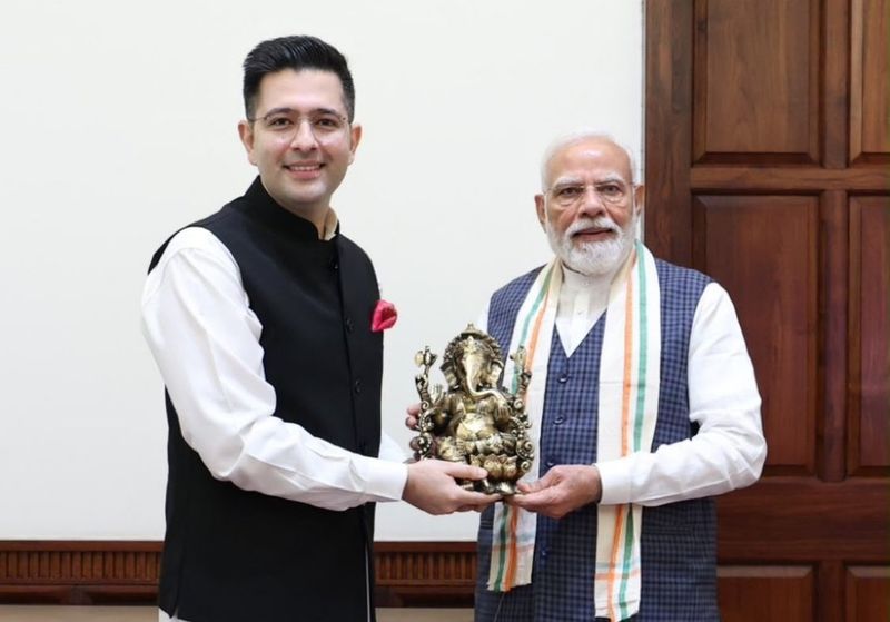 Raghav Chadha ਵੱਲੋਂ ਪ੍ਰਧਾਨ ਮੰਤਰੀ ਮੋਦੀ ਨਾਲ ਮੁਲਾਕਾਤ
