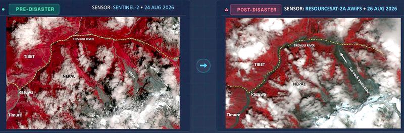 Nepal Floods: ਜਾਣੋ ਕਿਉਂ ਆਏ ਨੇਪਾਲ ’ਚ ਹੜ੍ਹ? ISRO ਨੇ ਸੈਟੇਲਾਈਟ ਤਸਵੀਰਾਂ ਜਾਰੀ ਕਰ ਸਾਂਝੀ ਕੀਤੀ ਜਾਣਕਾਰੀ