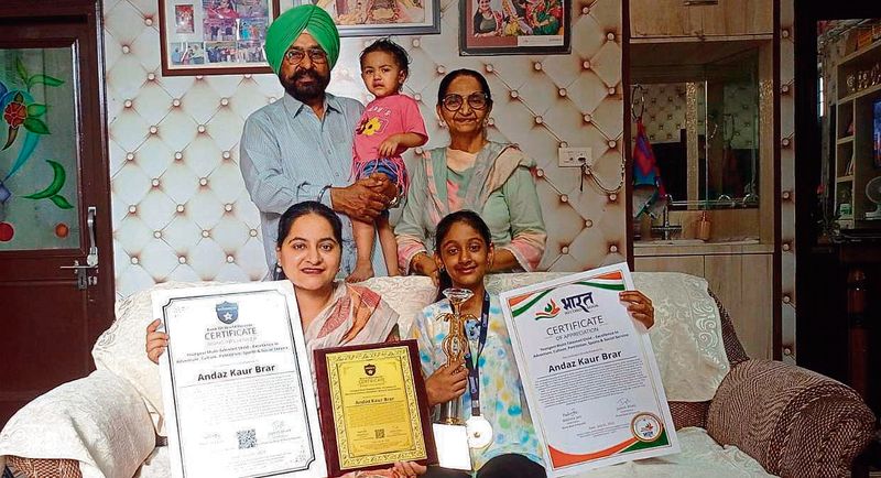 11 ਸਾਲ ਦੀ Andaz Kaur Brar ਦਾ ਨਾਂ Influencer Book of World Records ਵਿੱਚ ਦਰਜ