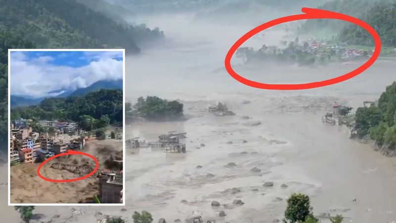 Nepal flood video: ਤਿੱਬਤ ਤੋਂ ਆਏ ਹੜ੍ਹਾਂ ਵਿੱਚ ਕਈ ਪਿੰਡ, ਪੁਲ ਅਤੇ ਹਾਈਡ੍ਰੋ ਪਾਵਰ ਪ੍ਰੋਜੈਕਟ ਰੁੜ੍ਹੇ; ਖੌਫ਼ਨਾਕ ਵੀਡੀਓਜ਼ ਵਾਇਰਲ