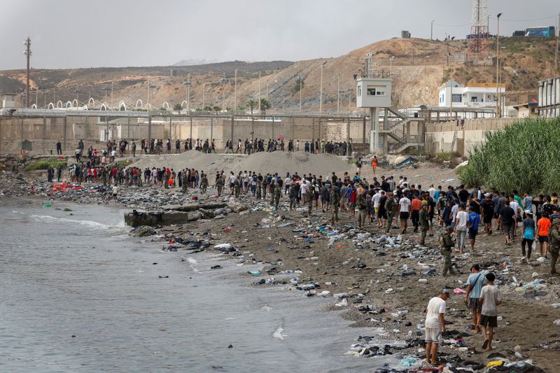 Ceuta Migrant Crisis: ਮੋਰੱਕੋ ਤੋਂ ਸਪੇਨੀ ਖੇਤਰ ਵਿੱਚ ਤੈਰ ਕੇ ਪੁੱਜੇ 60,000 ਪਰਵਾਸੀ; 34 ਦੀ ਮੌਤ