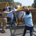 ਸੱਜਣ ਕੁਮਾਰ ਨੂੰ ਸ਼ਰਧਾਂਜਲੀ: ‘ਆਪ’ ਵੱਲੋਂ ਭਾਜਪਾ ਆਗੂਆਂ ਖ਼ਿਲਾਫ਼ ਮੁਜ਼ਾਹਰੇ