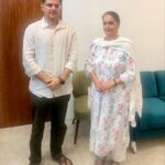 ਚੰਡੀਗੜ੍ਹ ਦੌਰੇ ਤੋਂ ਪਹਿਲਾਂ Karan Kaur Brar ਨੇ Sachin Pilot ਨਾਲ ਕੀਤੀ ਮੁਲਾਕਾਤ