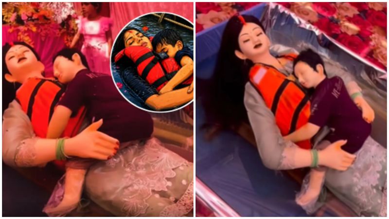 Jabalpur Boat Tragedy: ਮਮਤਾ ਦੀ ਅਮਰ ਮਿਸਾਲ: ਦੁਰਗਾ ਪੂਜਾ ਪੰਡਾਲ ’ਚ ਮਾਂ-ਪੁੱਤ ਦੇ ਆਖ਼ਰੀ ਜੱਫ਼ੀ ਵਾਲੇ ਦਿਲ-ਕੰਬਾਊ ਦ੍ਰਿਸ਼ ਨੇ ਕੀਤਾ ਸਭ ਨੂੰ ਭਾਵੁਕ